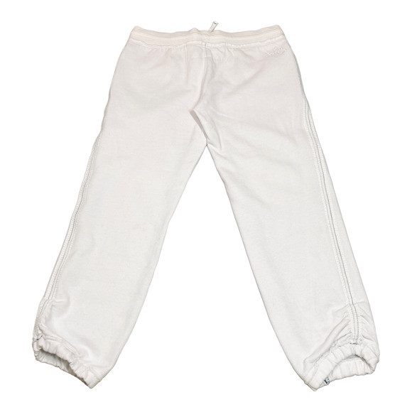 NWOT Jade Athletics Joggers Cropped White with Blue Size M - Picture 2 of 8